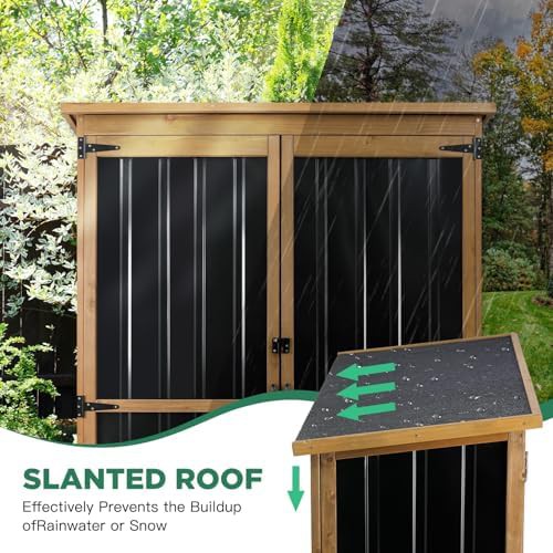 Wood and Metal Waterproof Garden Tool Organizer — photo 5