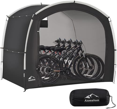 Extra large waterproof bicycle storage shelter