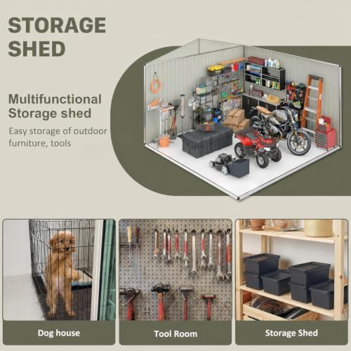 Twelve by Eighteen Foot Weatherproof Storage Shed — photo 4