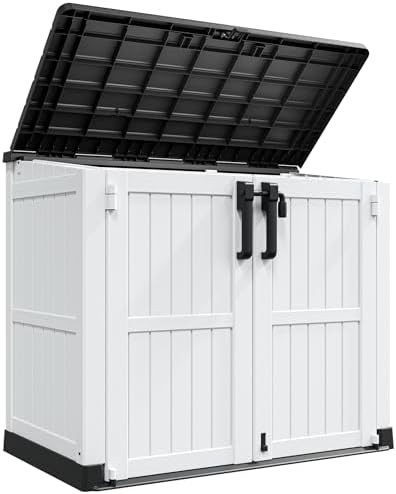 Garden tool horizontal storage cabinet 36 cu ft