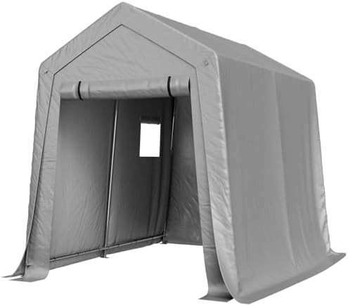 Six by eight foot portable motorcycle tent