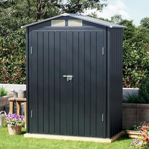 Night blue five foot storage shed — photo 4