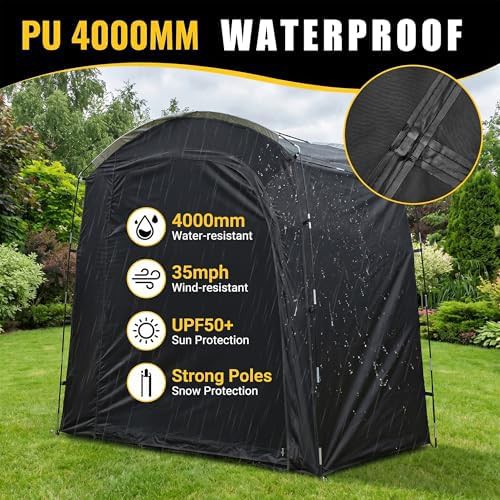 Portable bike storage tent for outdoors — photo 5