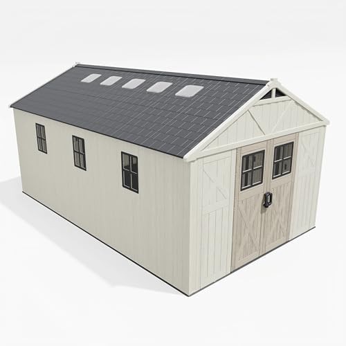 Extra Large Resin Shed with Skylight