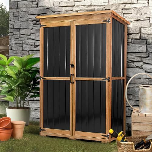Large Forty Six Inch Outdoor Storage Cabinet