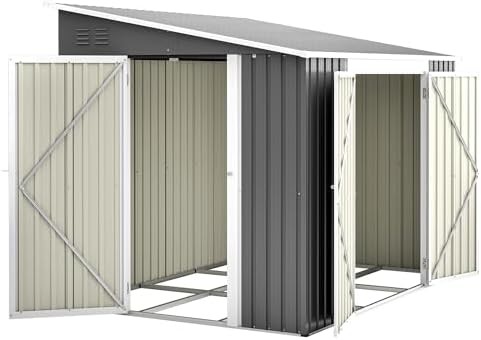 Metal Lean To Shed with Floor Frame