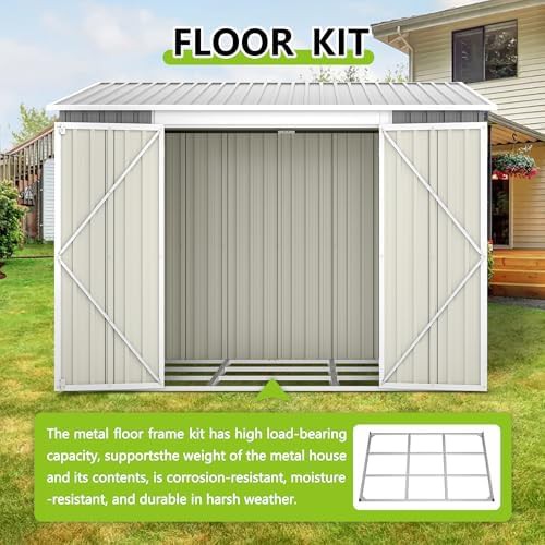 Metal Lean To Shed with Floor Frame — photo 3
