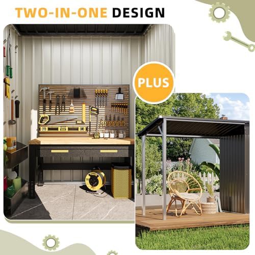 Outdoor storage shed and gazebo combo — photo 4