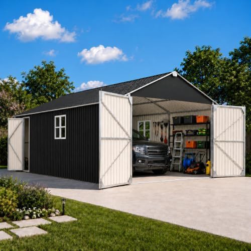 Extra large metal garage and carport