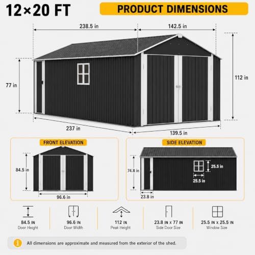 Extra large metal garage and carport — photo 3