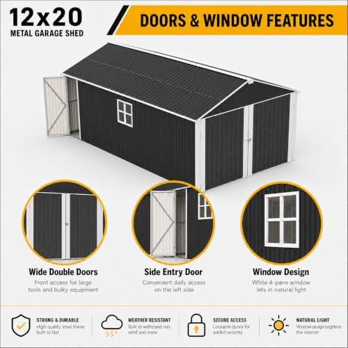 Extra large metal garage and carport — photo 4