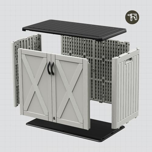 Horizontal resin UV resistant storage cabinet — photo 5