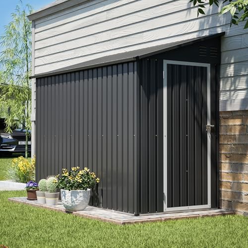 Black Lean To Shed with Floor Frame — photo 4