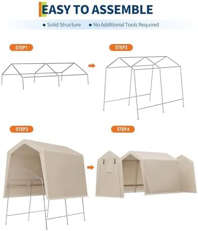 Large bike and ATV storage tent — photo 3
