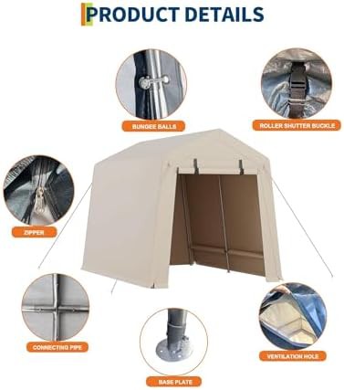 Large bike and ATV storage tent — photo 4