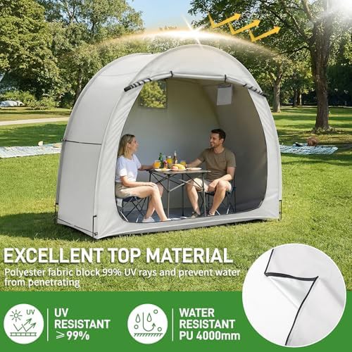 Portable bicycle storage tent for camping — photo 3