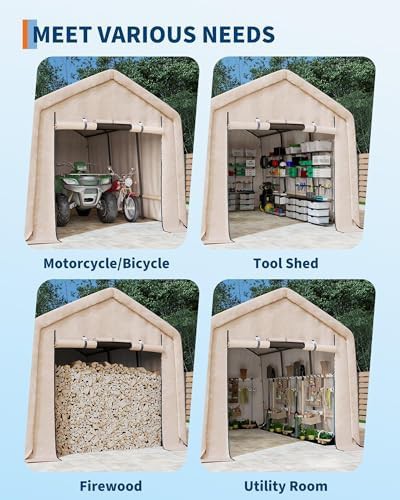 Portable waterproof carport and storage shelter — photo 4
