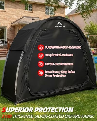 Portable bike storage tent with cover — photo 5