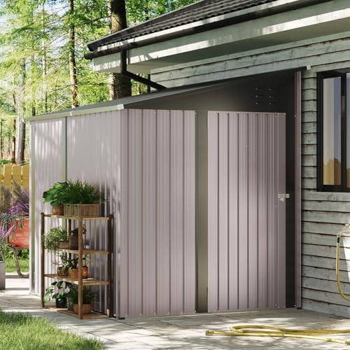 Metal Lean To Garden Shed 6x8 — photo 5