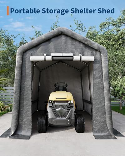 Portable carport and equipment storage shelter — photo 3