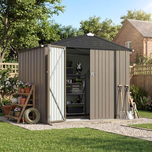 Metal Garden Shed with Floor Frame