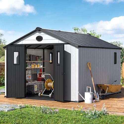 Large Resin Outdoor Shed 10x12