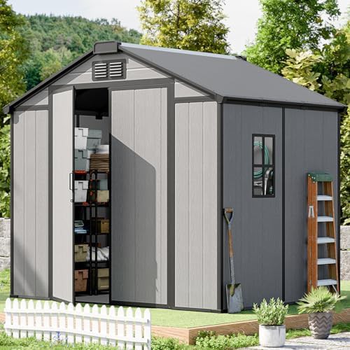 Steel Reinforced Resin Shed with Floor