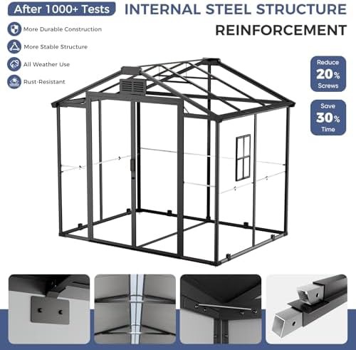 Steel Reinforced Resin Shed with Floor — photo 5