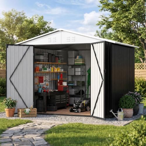 Six by Eight Foot Sloped Roof Shed