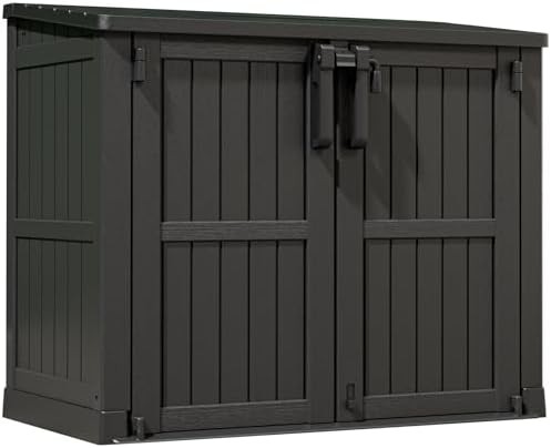 Waterproof patio resin storage cabinet 36 cu ft