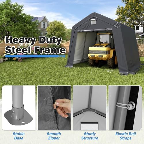 Large Portable Garage and Storage Shelter — photo 4