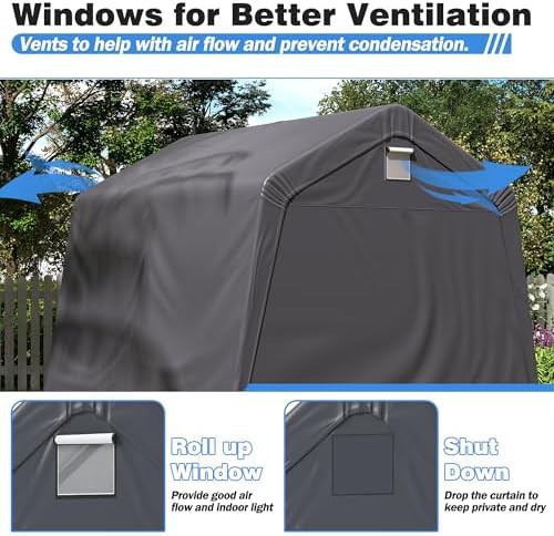 Large Portable Garage and Storage Shelter — photo 5