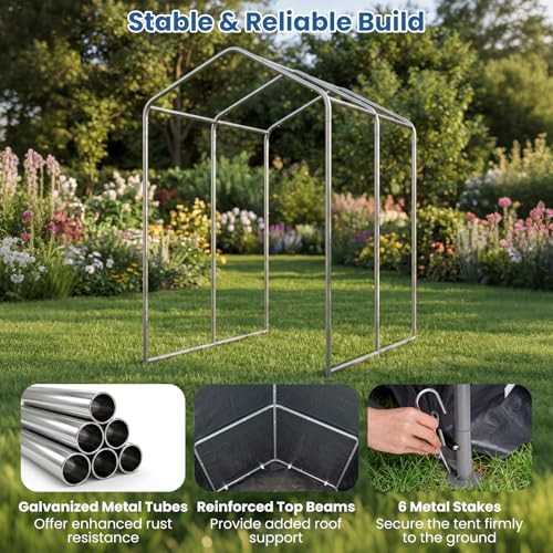 Portable Carport Garage Tent 5x3 — photo 4