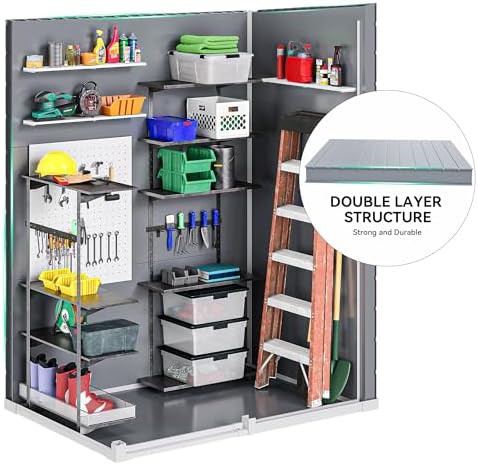 Compact waterproof resin tool shed — photo 4