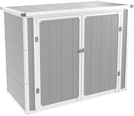 Waterproof Horizontal Resin Deck Box