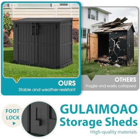 Easy Assemble Horizontal Bike Storage Shed — photo 3