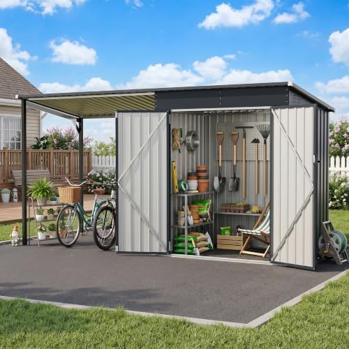 Twelve by Four Foot Shed Gazebo Combo