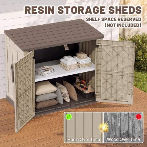 Portable Waterproof Garden Tool Storage Cabinet — photo 4