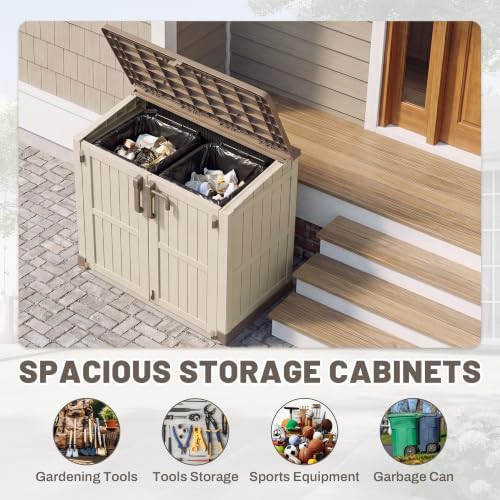 Portable Waterproof Garden Tool Storage Cabinet — photo 5