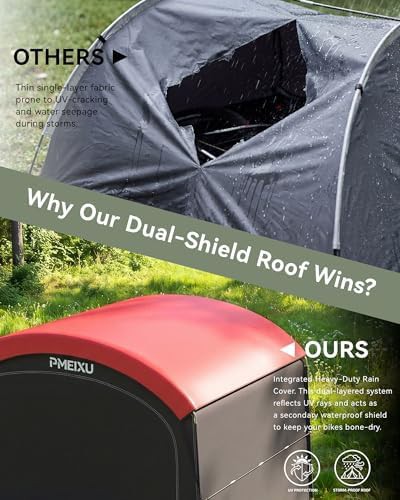 Oversized Oxford Fabric Bike Storage Tent — photo 3