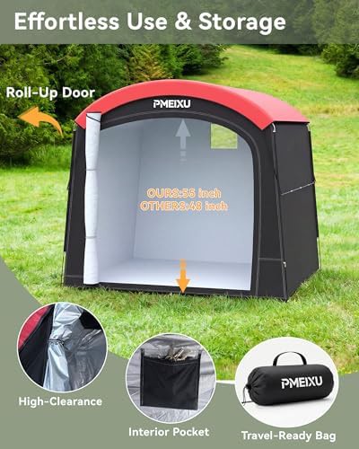 Oversized Oxford Fabric Bike Storage Tent — photo 5