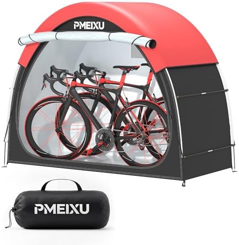 Portable Fabric Bike Tent with Rain Cover