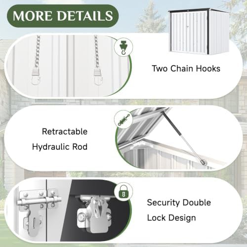 Horizontal waterproof trash bin enclosure — photo 4