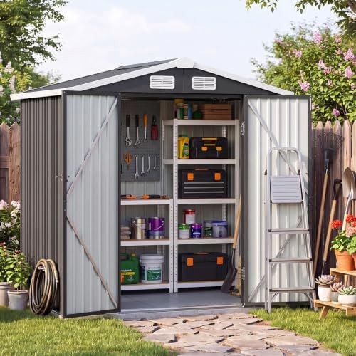 Black six by four foot shed with floor — photo 4