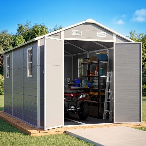 Resin Garden Shed with Reinforced Floor