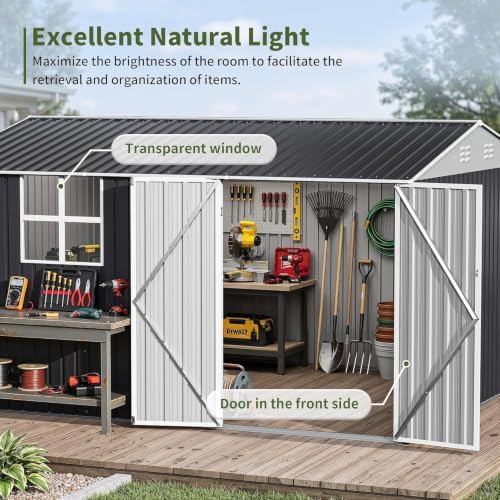 Ten by Twelve Foot Shed with Window — photo 4