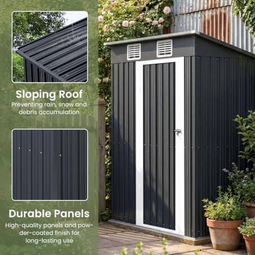 Weatherproof Garden Tool Cabinet 5x3 — photo 4