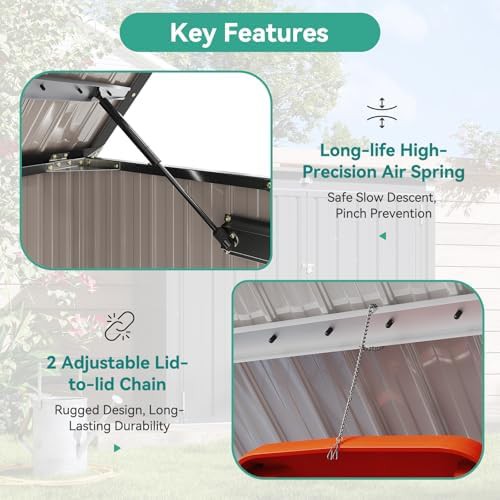 Sixty cubic foot trash can storage shed — photo 3