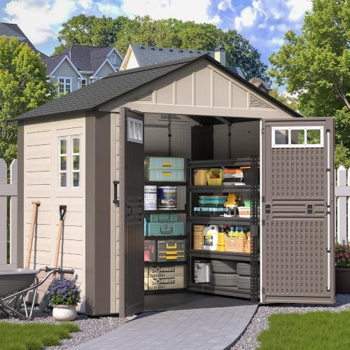 Heavy Duty HDPE Resin Garden Shed