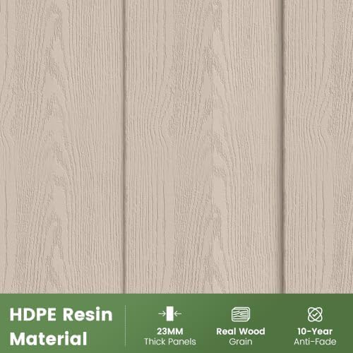 Heavy Duty HDPE Resin Garden Shed — photo 5